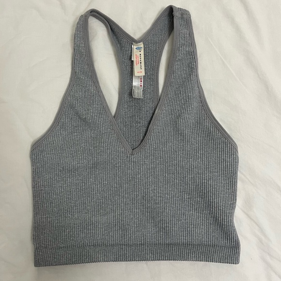 FP Movement by Free People Tops - Grey Free People Movement Tank Top